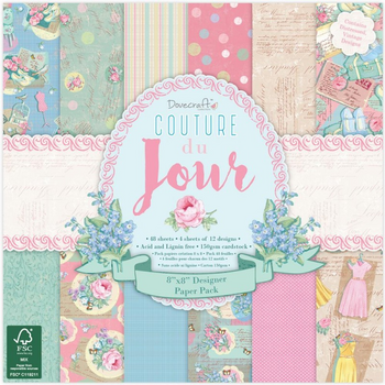 Paper Pad 30x30 Couture du Jour DoveCraft 36 hojas